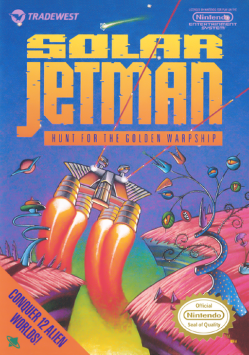 Solar Jetman - Hunt for the Golden Warpship (USA) box art